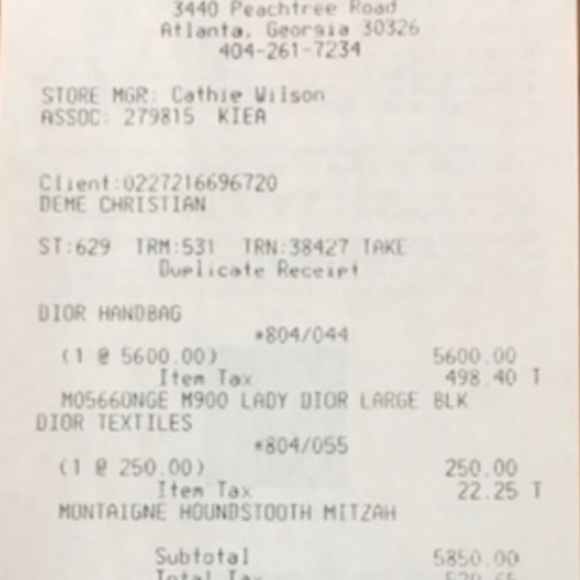 Lady Dior Large Size. EUC - Picture 16 of 17